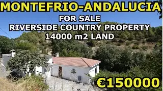 RIVERSIDE ANDALUSIAN COUNTRY HOUSE FOR SALE IN MONTEFRIO, ANDALUSIA, SPAIN