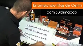 COMO SUBLIMAR FITA DE CETIM - SUBLIMAÇÃO