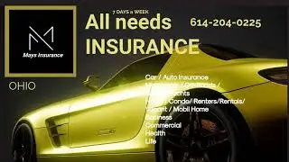 OHIO CAR + HOME + ALL NEEDS INSURANCE! 7 DAYS A WEEK! 614-204-0225. Mays Insurance LLC.