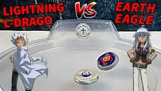 Lightning L-Drago vs Earth Eagle (INSANE BEYBLADE METAL FIGHT) Must Watch!!!