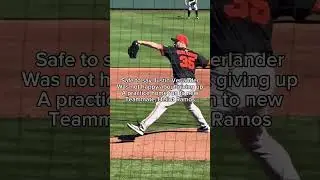 Justin Verlander giving up practice homer #baseball #giants #justinverlander
