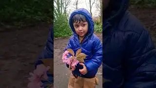 Walking in the rain!!❤️ #viral #village #reels #countryside #nature #baby #funny #cutebaby #fun #uk