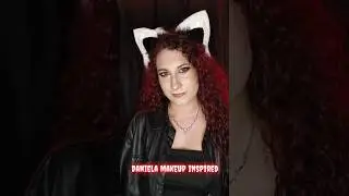 KATSEYE x Monster High, Daniela's makeup #KATSEYE #Daniela #makeup #monsterhigh #werewolf #halloween