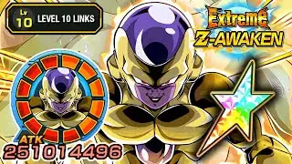 100% EZA AGL LR GOLDEN FRIEZA LEVEL 10 LINKS!!!!! Dragon Ball Z Dokkan Battle