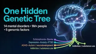 🧬 One Hidden Genetic Tree: How Shared DNA Links Depression, Schizophrenia, ADHD & Addiction