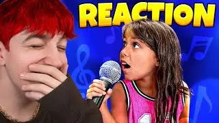 I REACT TO CHILDREN'S YOUTUBERS' SONGS!!