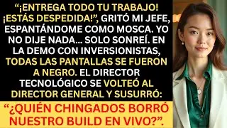 Mi jefe decidió despedirme — Mi venganza fue calculada.