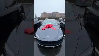 taking delivery of the new tesla model 3 refresh