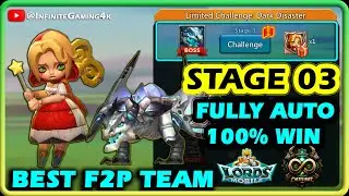 Lords Mobile Witch Doll Stage 3 Fully Auto | Limited Challenge Dark Disaster Stage 3 Auto Mode