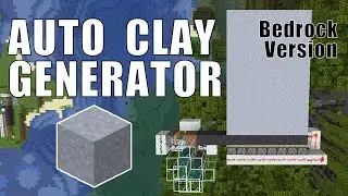 Автоматическая ферма глины Minecraft | Ферма глины и грязи для Bedrock и Java