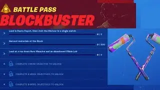Fortnite X | Week 6 Blockbuster Challenges 😊
