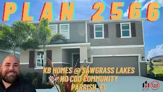 Plan 2566 by KB Homes | Sawgrass Lakes | Parrish, FL | 4-5 Beds | 2.5-3 Bath | 2-Car Garage | NO CDD