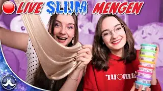WAT ALS JE ALLE KLEUREN SLIJM MENGT met zus! | JustJade slijm