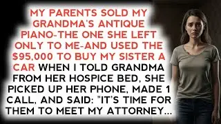 MY PARENTS SOLD MY GRANDMA'S ANTIQUE PIANO-THE ONE SHE LEFT ONLY TO ME-AND USED THE $95,000 TO BU...