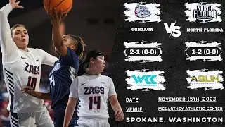 Gonzaga vs North Florida | NCAA Women's Basketball | 11.15.23