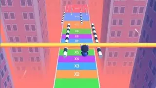 Best Roof Rails Gameplay Walkthrough All Levels 61-65 Pro Mod Apk Android iOS Voodoo Game #Shorts