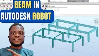 How to Model A Beam in Autodesk Robot (RC, Steel,Timber) for Beginners 