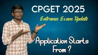 PG Entrance Exam 2025 Update || Application Starts From?