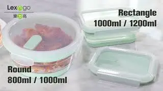 Lexngo - Silicone Collapsible Flexi Lock Container
