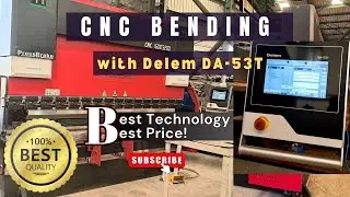 CNC Bending Machine with Delem DA-53T Best Technology, Best Price! #metal #steel #industry #bending