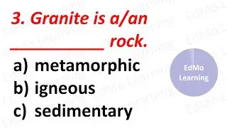 TYPES OF ROCKS. Geography Quiz.