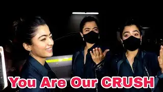 Rashmika Mandanna ♥️♥️SUPER CUTE MOMENT♥️♥️ With Media Photographers