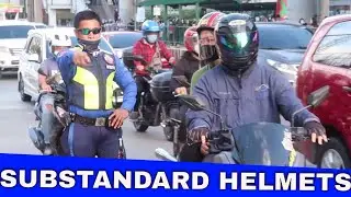 MMDA Substandard Helmets EDSA