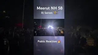 #dj #sarzen Public Reaction #meerut #dj #kawadyatra #bholanath