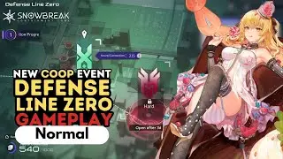 [Snowbreak: Containment Zone] Skyward Blaze: Defense Line Zero - New Co-op Event (Normal)