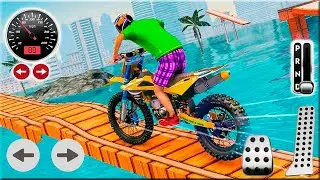 Mega Ramp Motorbike Impossible Stunts - Android Gameplay