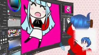 Blenderでアバター作ったのでVDRAWを買ってみた、描いてみた