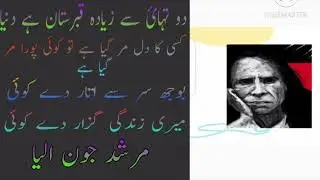 Do Tehai Se Zyada Dunia - Jaun Elia Emotional Poetry | Wasi The Elite