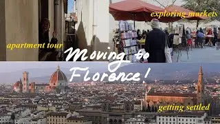 Moving to Florence Vlog | Study Abroad Archives Ep. 1 | First 72 Hrs, Apartment Tour, Vintage Market