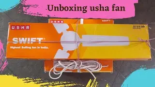 Usha fan unboxing review ll(usha swift fan) price 1150 rs/😯।।