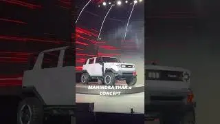 Mahindra Thar 5 Door EV Concept Unveiled! | #Thar #Mahindra #Shorts CarWale