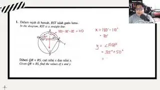 Mathematics Form 3: 6.2 Cyclic Quadrilateral [29 JUNE 2021]