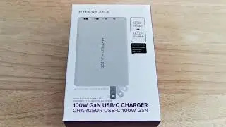 HyperJuice 100W GaN Fast USB-C Wall Charger Unboxing & Review 9-15-20