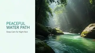 Soothing Forest Ambience with Tranquil River Flow for Study Meditation Inner Peace and Stress Relief