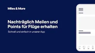 Nachtr&auml;glich Meilen und Points f&uuml;r Fl&uuml;ge erhalten &ndash; so geht&rsquo;s