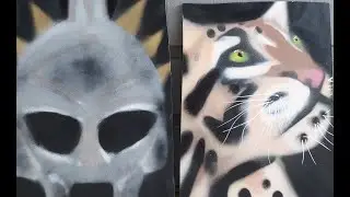 Clouded Leopard and Gladiator Helmet