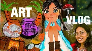 Documenting What I see through Art | Pongal Vlog✨