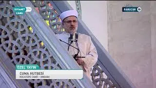 [CANLI] Cuma Hutbesi - Ramazan İnfak, Yardımlaşma ve Paylaşma Ayı - 8 Mayıs 2020