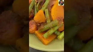 Quick and Easy Butternut Squash and Green Beans Recipe|Sauteed Squash with Green Beans #shorts