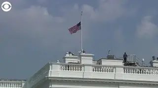 WEB EXTRA: White House Flag Back To Half Staff