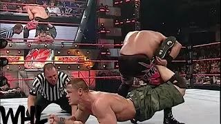 John Cena Vs Chris Benoit Raw 3/19/2007 Highlights