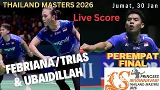 LIVE - R8 UBED & FEBRIANA/TRIAS THAILAND MASTERS 2026