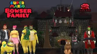 King Koopa Family moves to Strangerville | Bowsers Castle Remodeled (Sims 4)