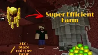 Super Efficient Blaze Farm || (MCPE/Windows10/Xbox/Ps4/Switch) Minecraft Bedrock Edition 1.17