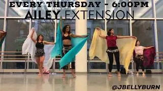 Veils! BellydanceBURN @AILEYEXTENSION NYC | @JBELLYBURN