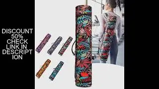 Printed Yoga Bag Yoga Mat Bag Men Women Sports Mat Bag Pilates Mat Backpack Fitness Dance Gym Mat Co
